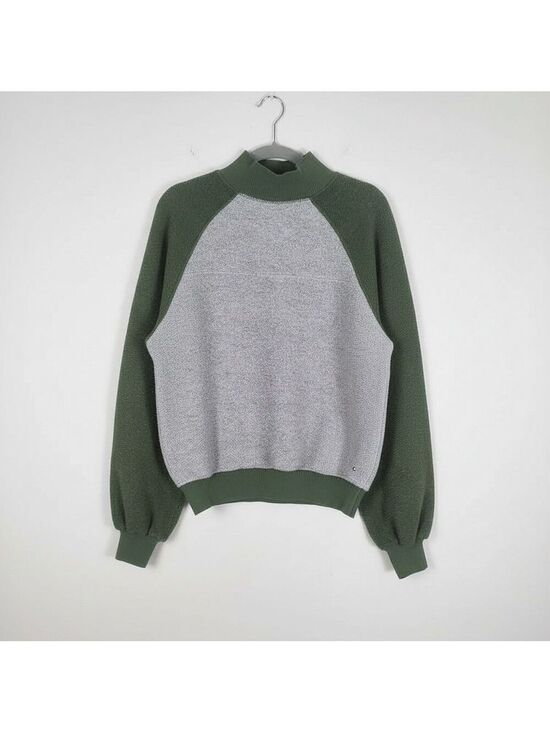 Prana Sweaters - Prana Color Block Pullover Sweater XS Gray Olive Green
